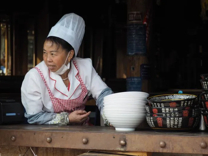 Chef eten in hoofdstad Beijing